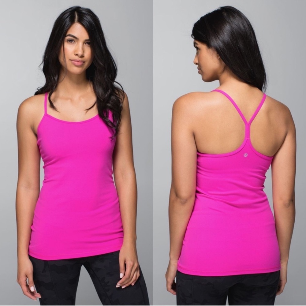 Lululemon Power Y Tank Paris Perfection size 6